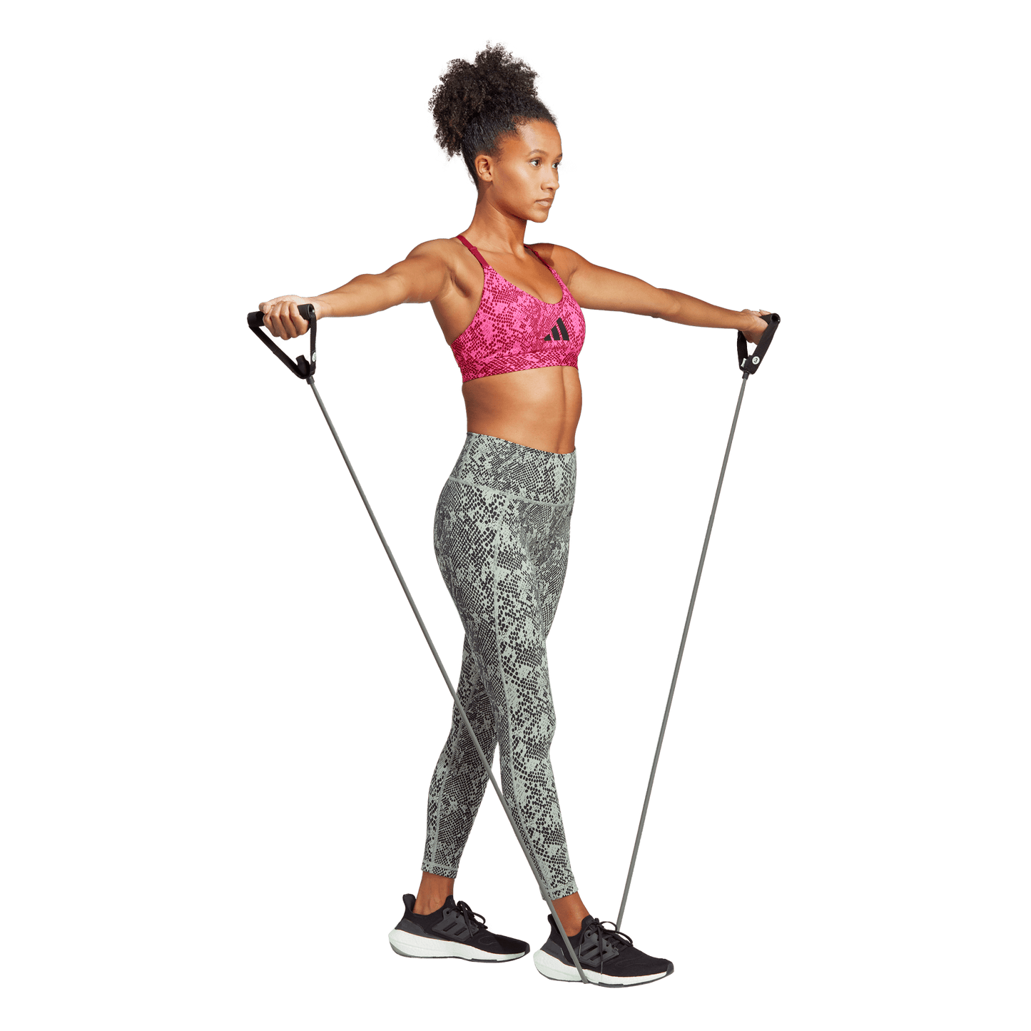 Women's Adidas Stash Pocket Training Animal Print 7/8 Leggings