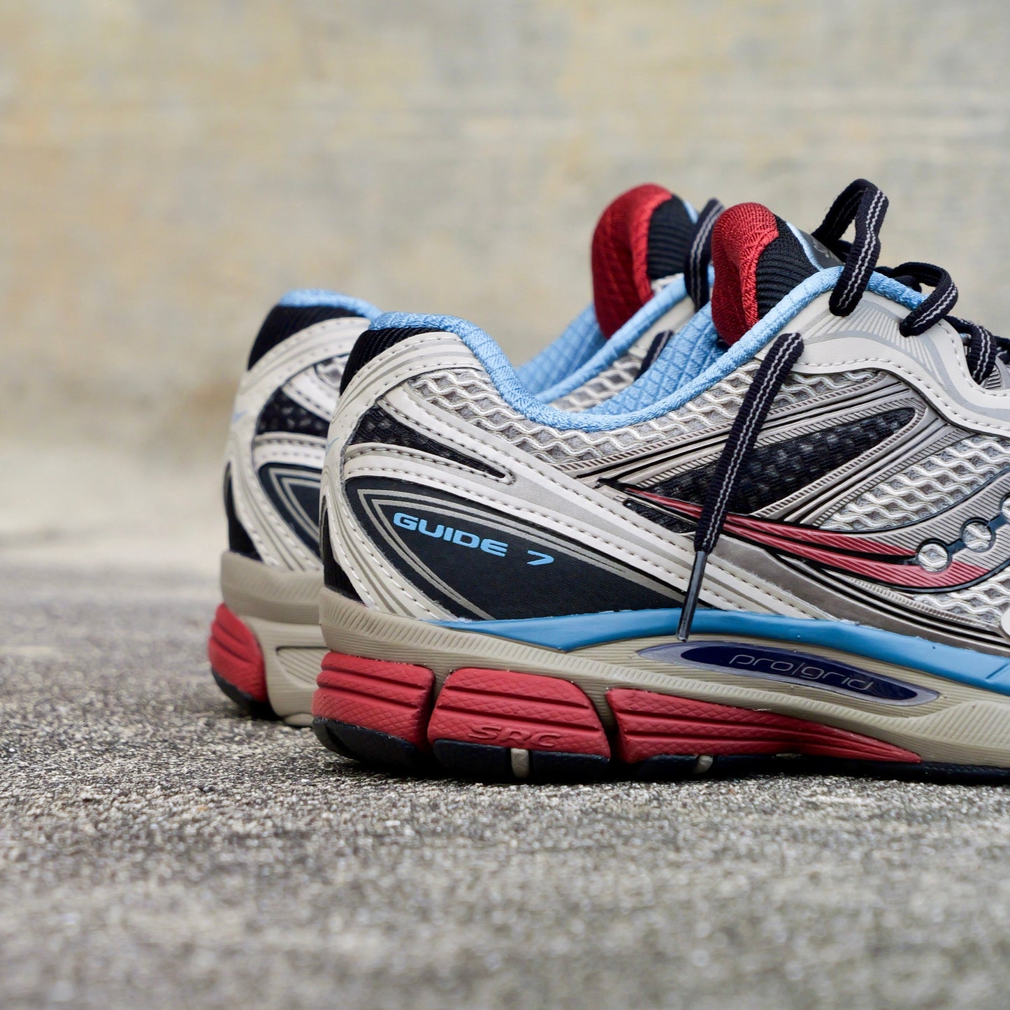 Mens Saucony ProGrid Guide 7 (Taupe/Black)