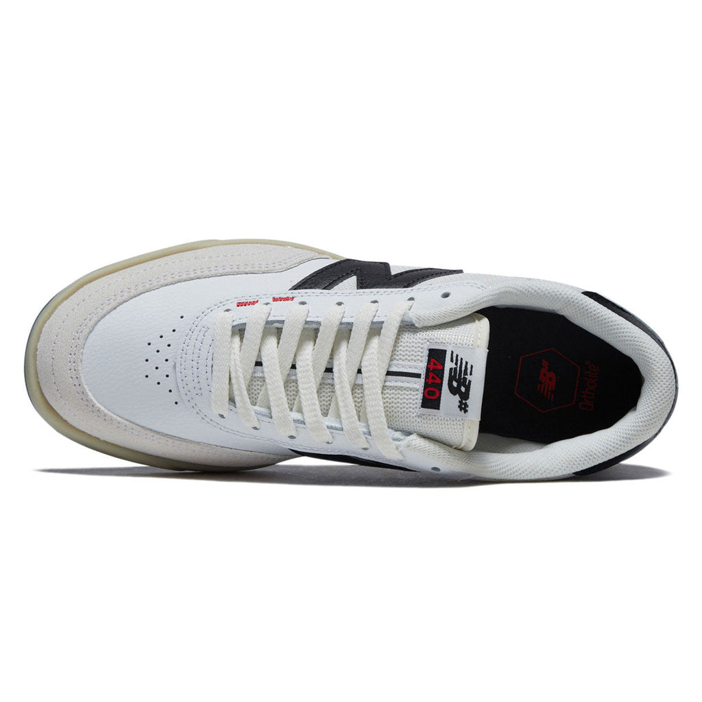 New Balance 440 V2 Shoes - White/Black