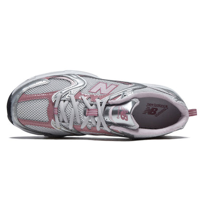 New Balance 530 Shoes - Silver Metallic/Rosewood