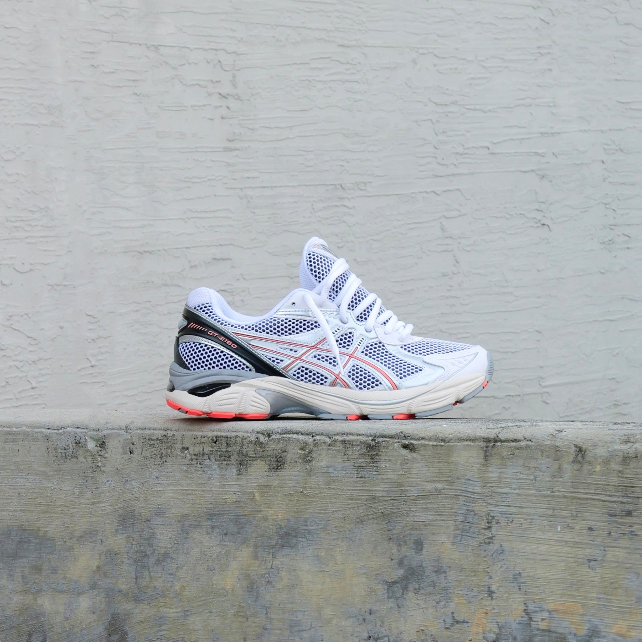 Mens Asics GT-2160 (White Sun/Coral)