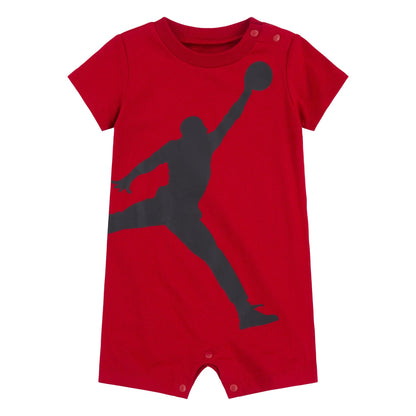 Baby/Toddler Jordan Baby Jumpman Knit Romper "Red"