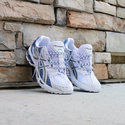 Mens Asics Gel-Nimbus 10.1 (White/Slate Blue)