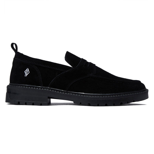 Hours Is Yours Cohiba PD Dollin Lug Loafer Shoes Shoes - Black Suede