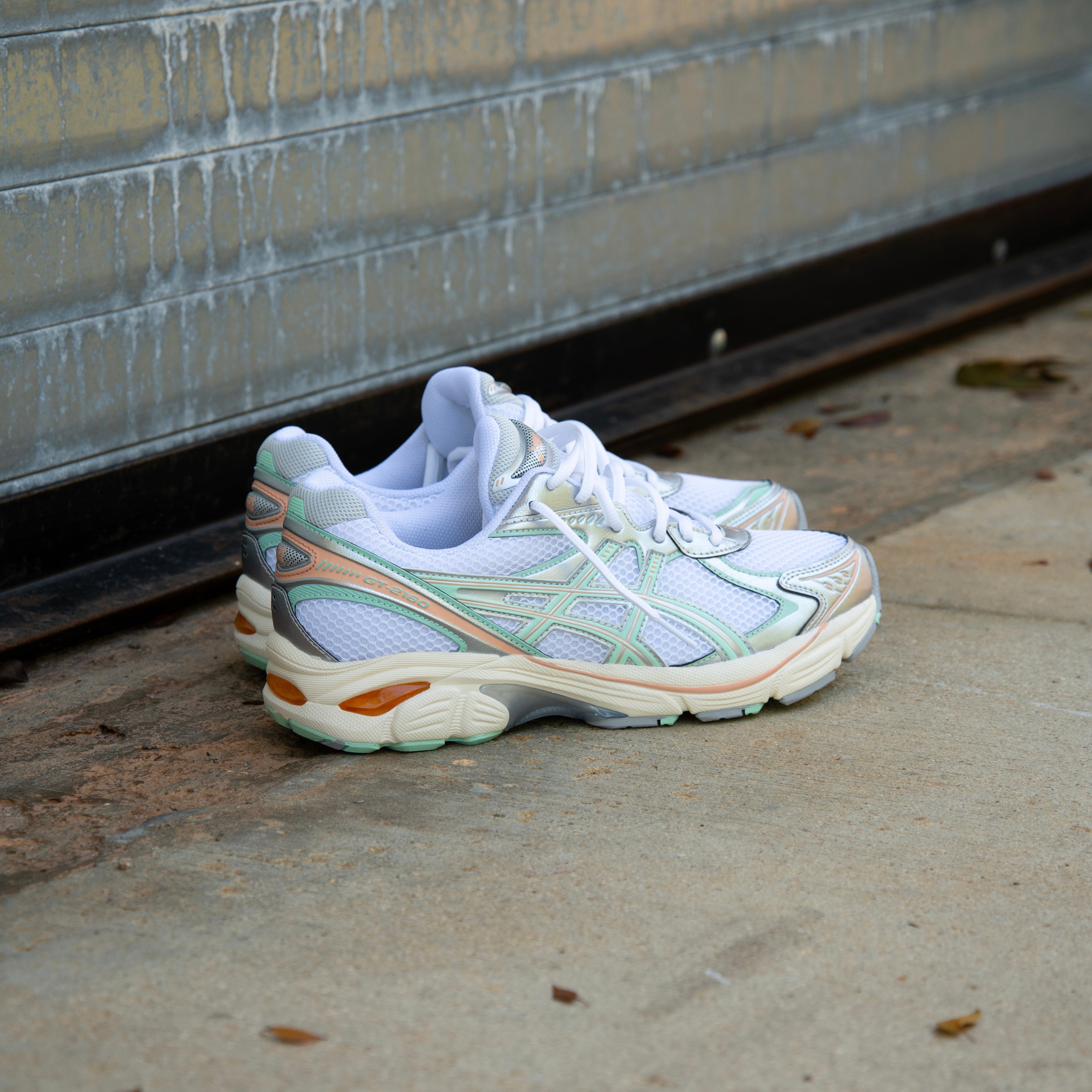 Mens Asics GT-2160 (White/Mint Tint)