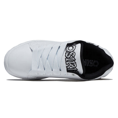 Osiris Troma Alt Shoes - White/Black/Skull