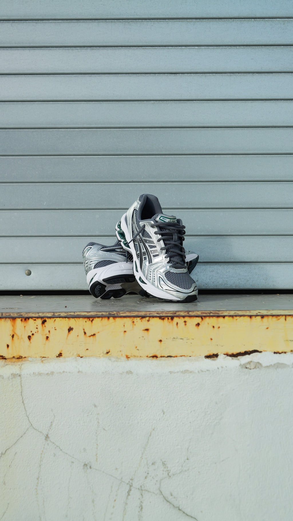Mens Asics Gel-Kayano 14 (Metropolis/Jasper Green)