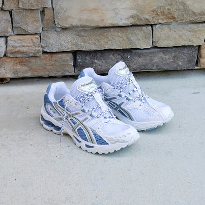 Mens Asics Gel-Nimbus 10.1 (White/Slate Blue)