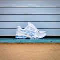 Mens Asics Gel-Kayano 14 (White/Light Navy)