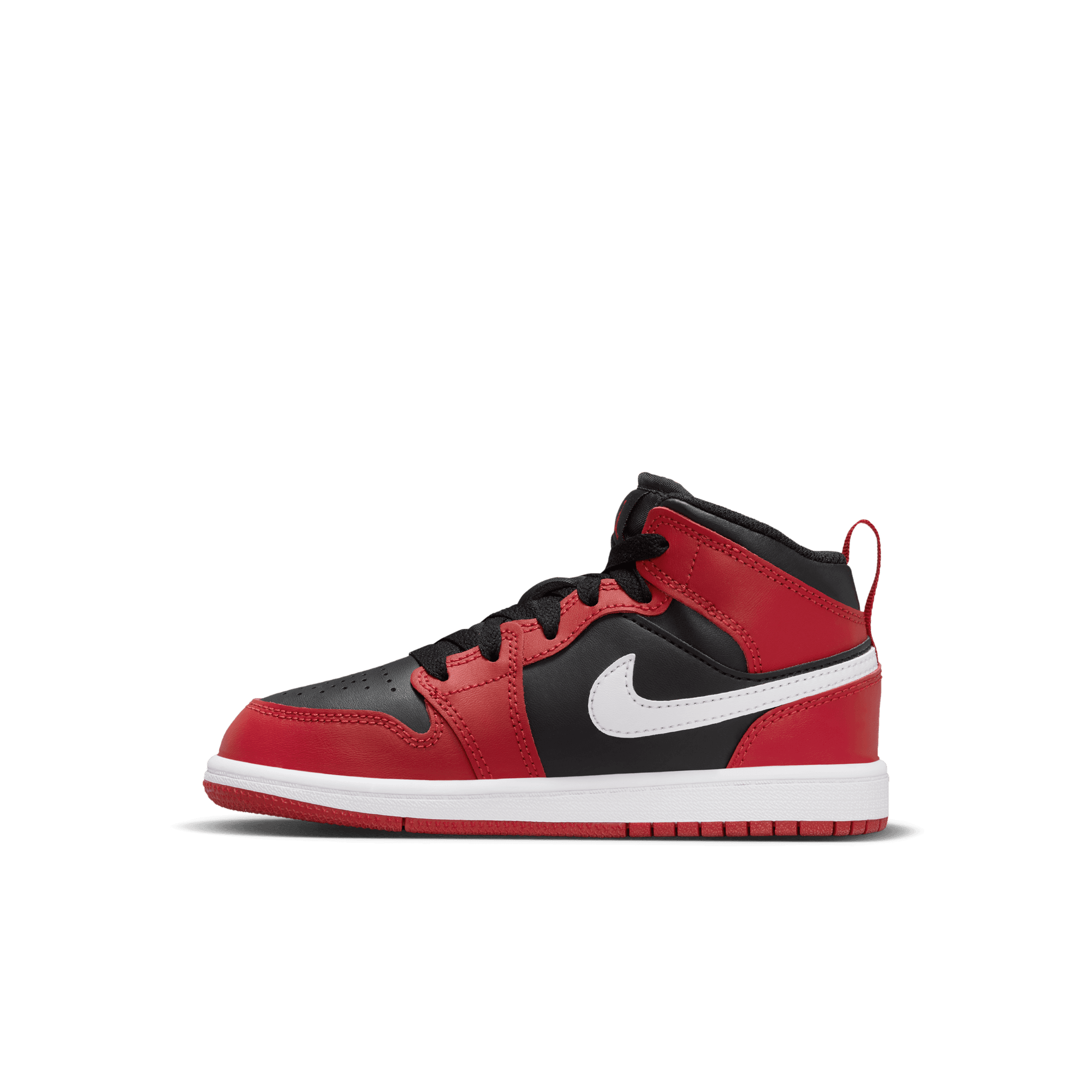 Little Kids' Jordan 1 Mid "Gym Red Black White"
