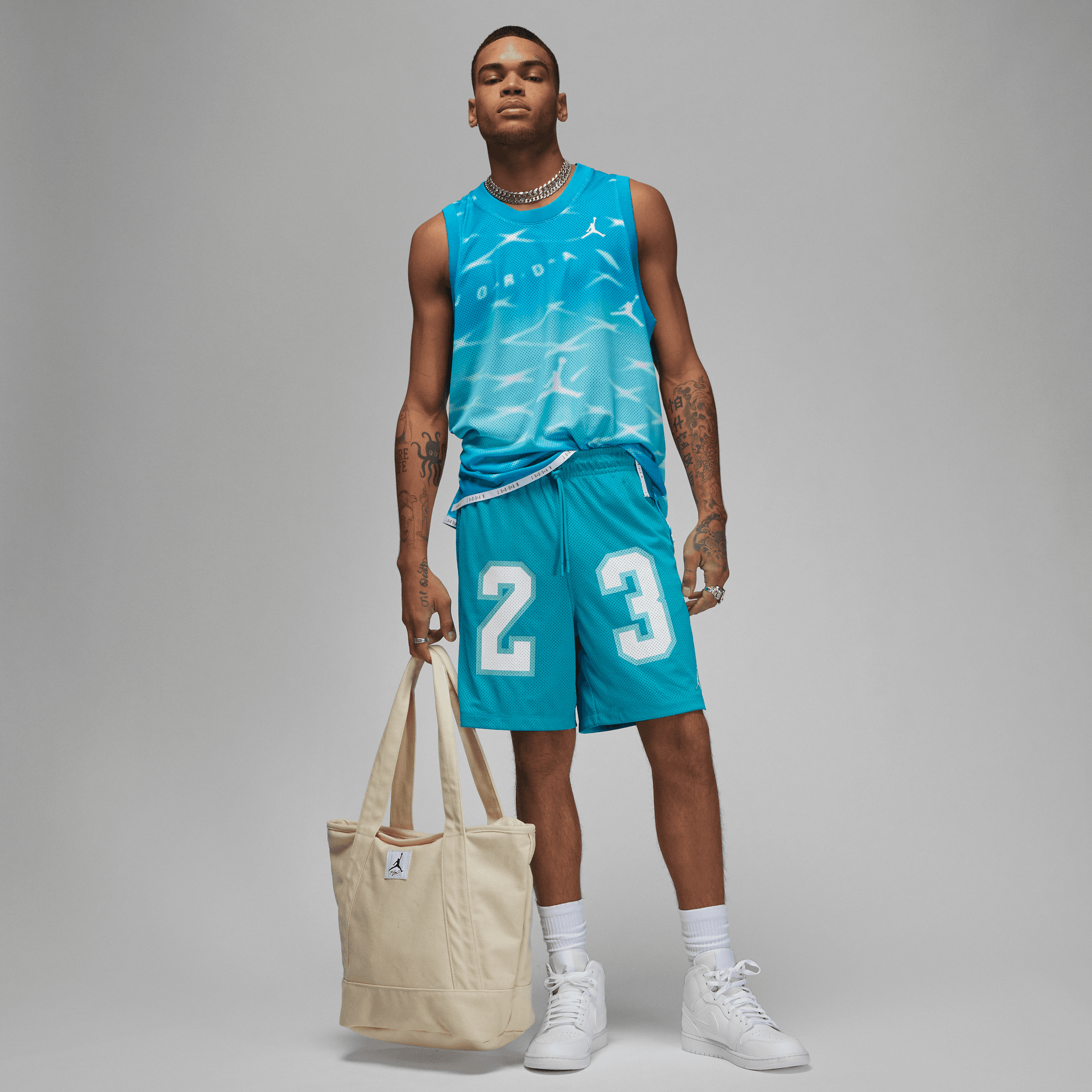 Men's Jordan Essentials Graphic Mesh Shorts