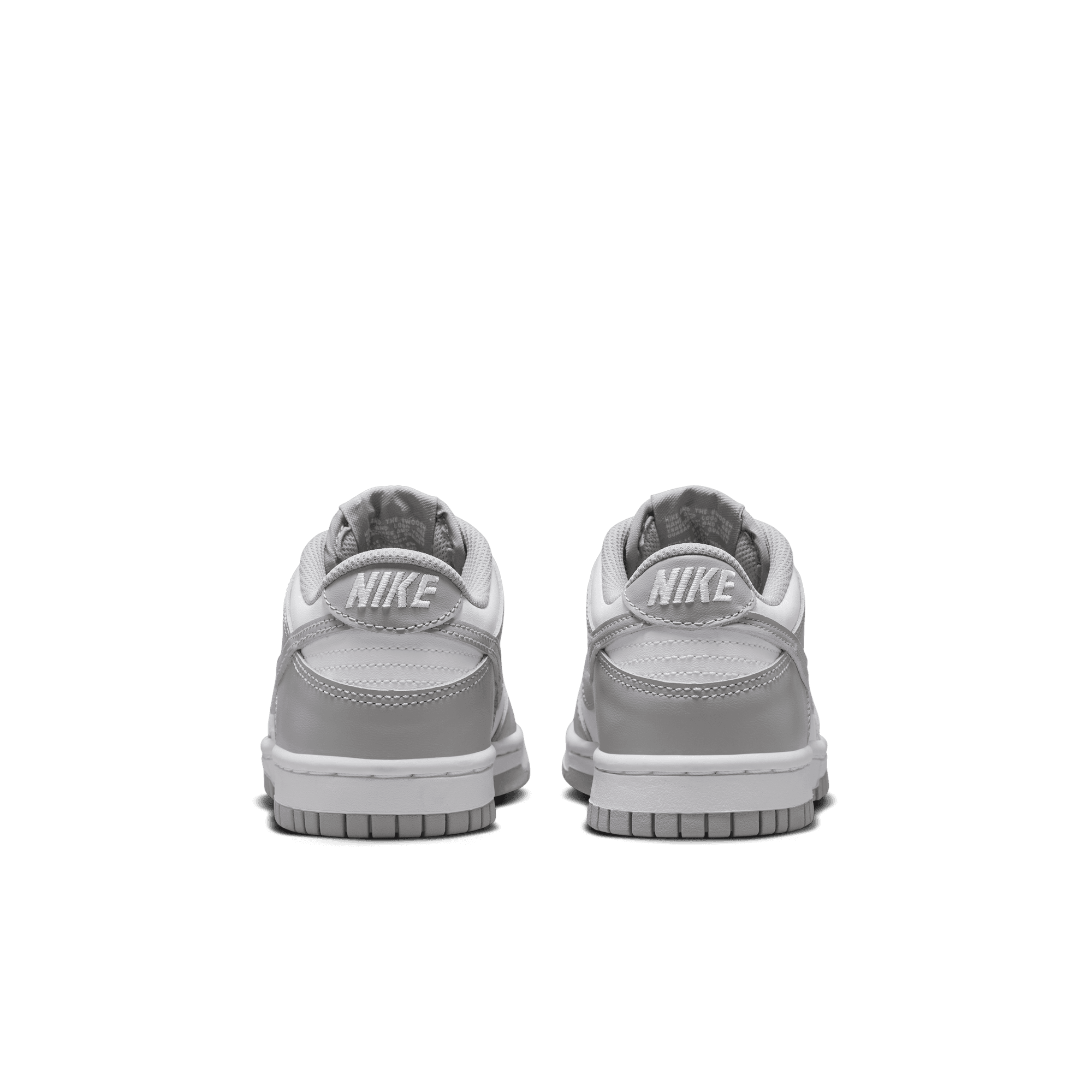 Big Kids' Nike Dunk Low "White Light Smoke Grey"
