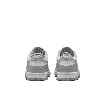 Big Kids' Nike Dunk Low "White Light Smoke Grey"