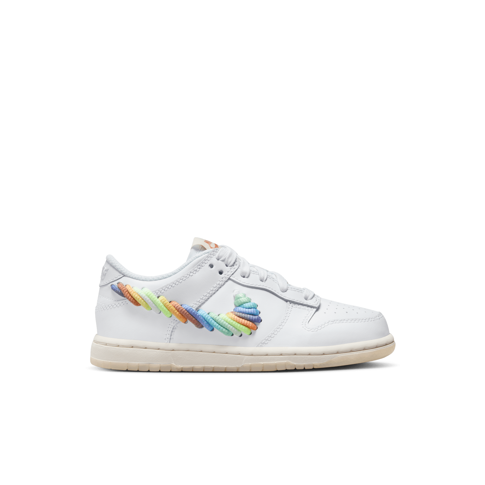 Little Kids' Nike Dunk Low SE "Rainbow Swoosh"
