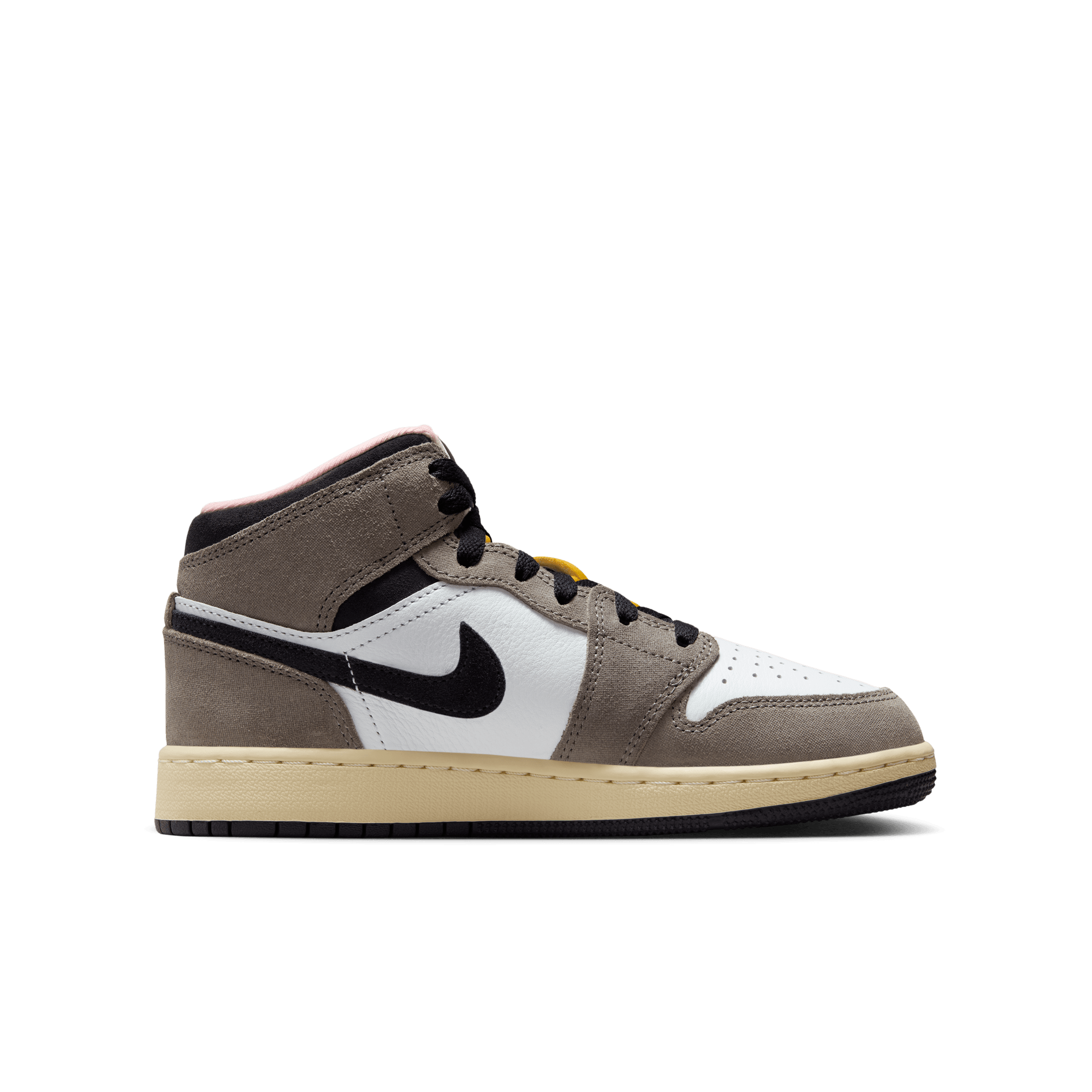 Big Kids' Air Jordan 1 Mid SE "Cave Stone"