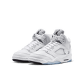 Big Kids' Air Jordan 5 Retro "White Metallic" (Unisex)