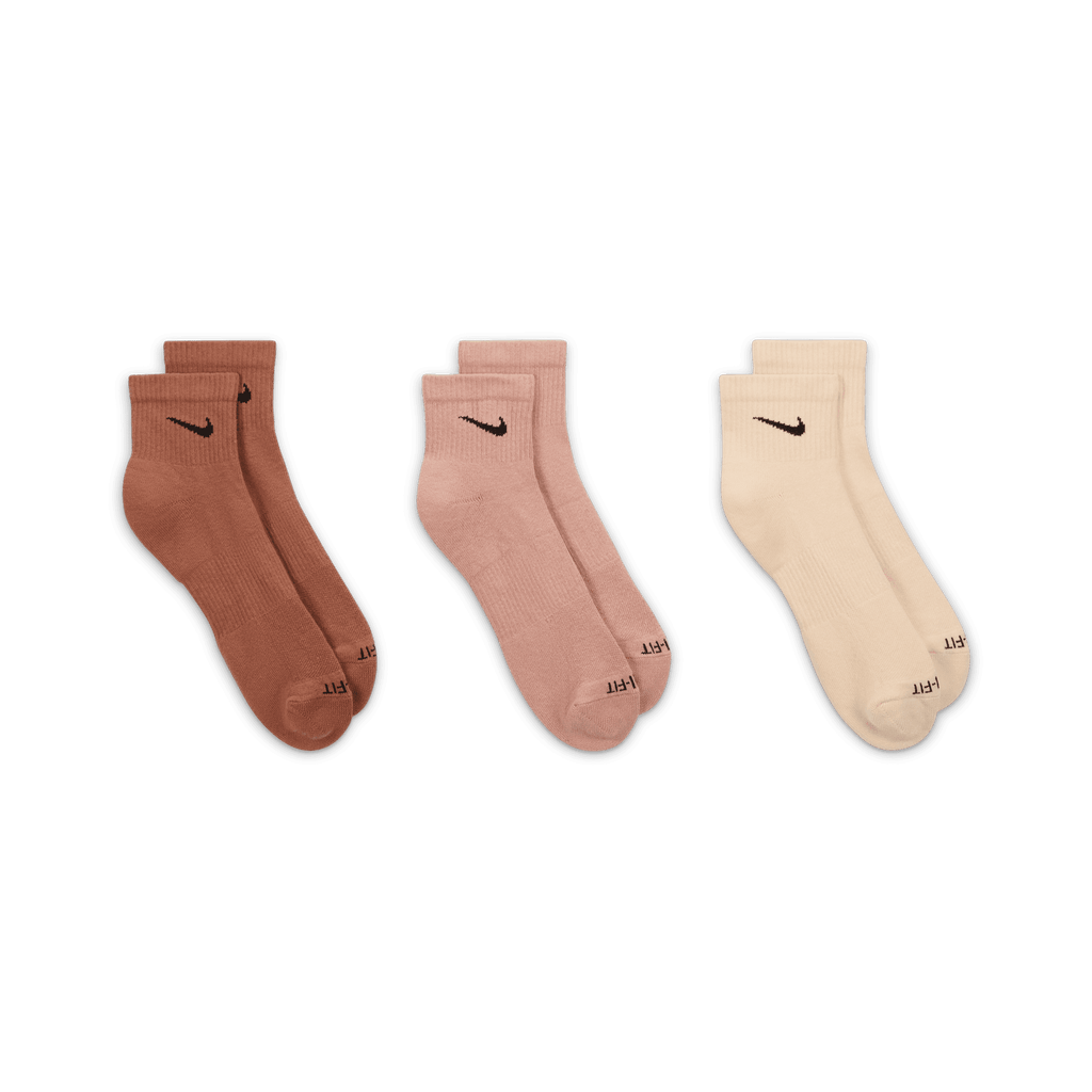 Nike Everyday Plus Cushioned Training Ankle Socks (3 Pairs) "Unisex"