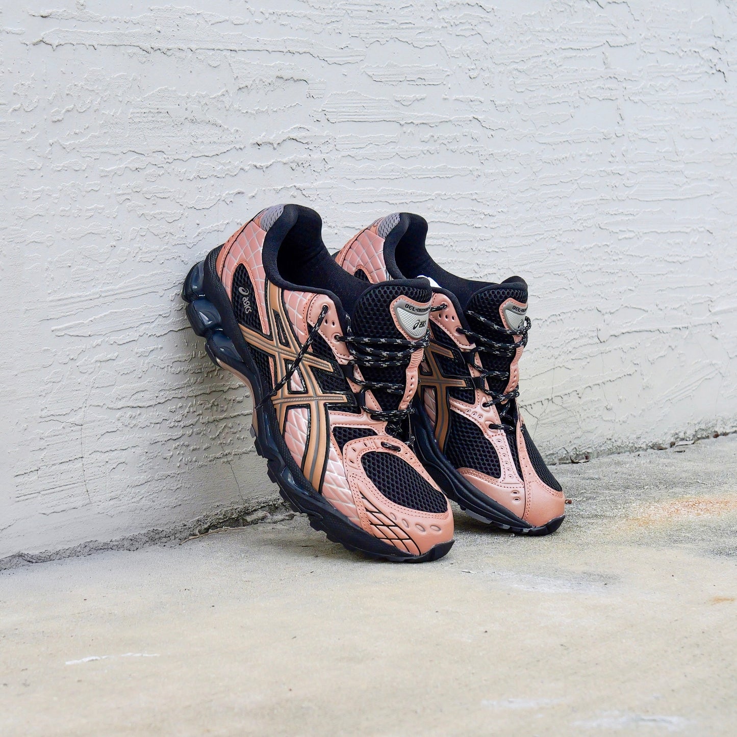 Mens Asics Gel-Nimbus 10.1 (Black/Rose Gold)