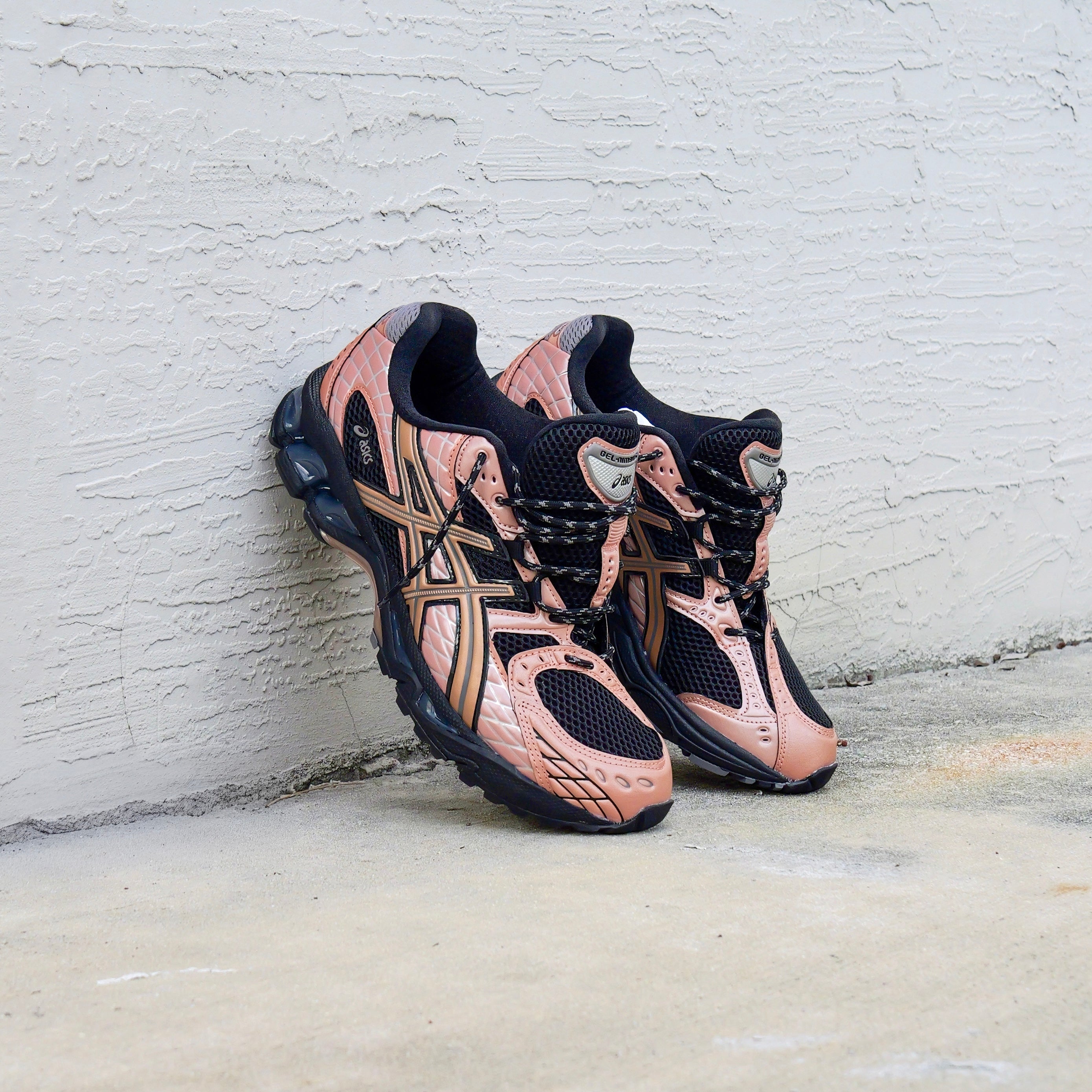 Mens Asics Gel-Nimbus 10.1 (Black/Rose Gold)