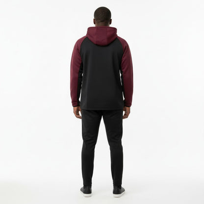 Men's The Closet Inc. Tech Fleece Top (Black/Burgundy)