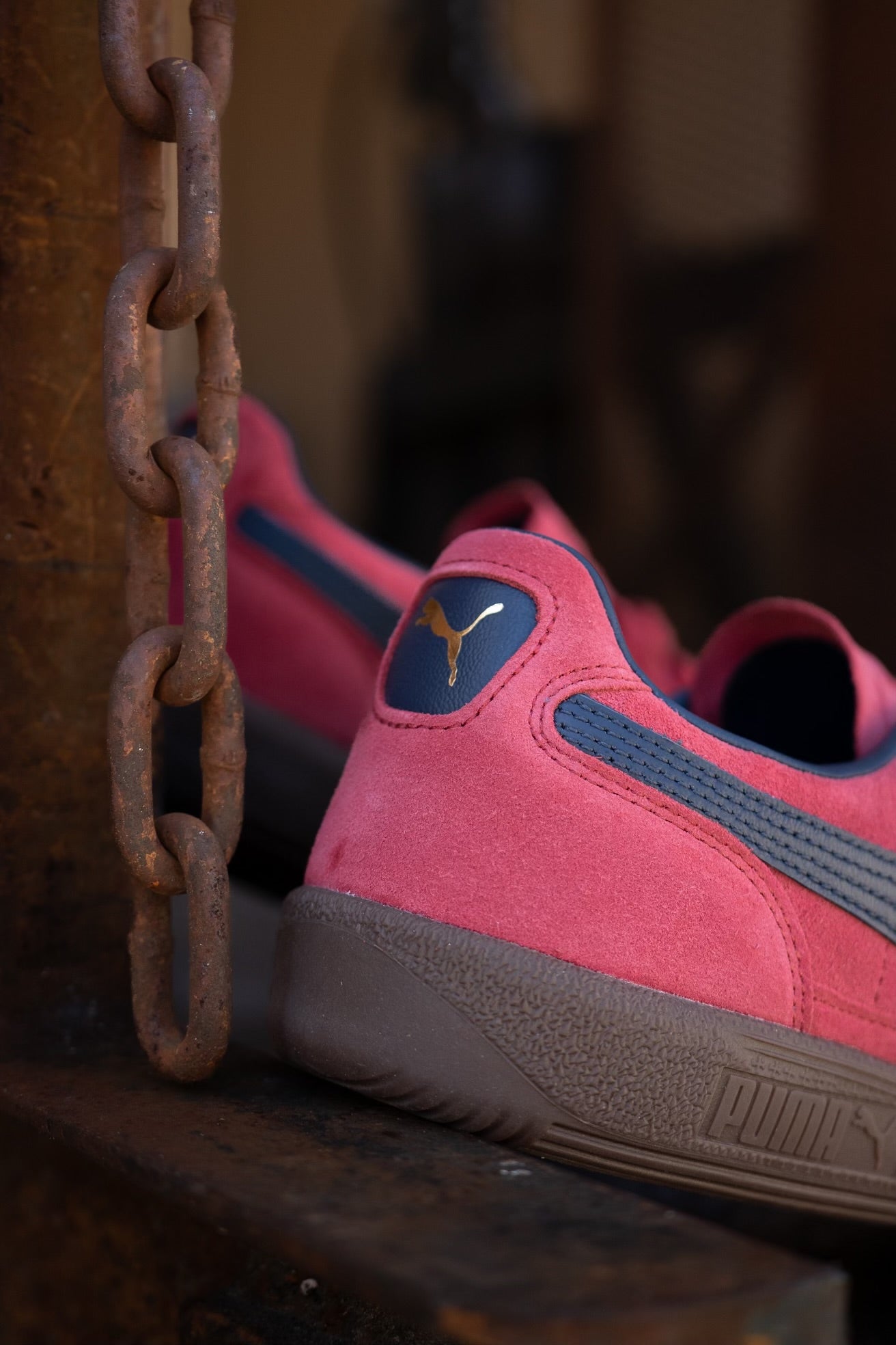 Mens Puma Palermo (Club Red/Club Navy)