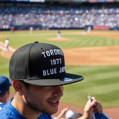 Men's Mitchell And Ness MLB Toronto Blue Jays City Spotlight Snapback