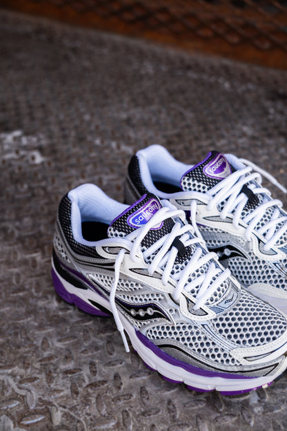 Mens Saucony ProGrid Omni 9 (Silver/Purple)