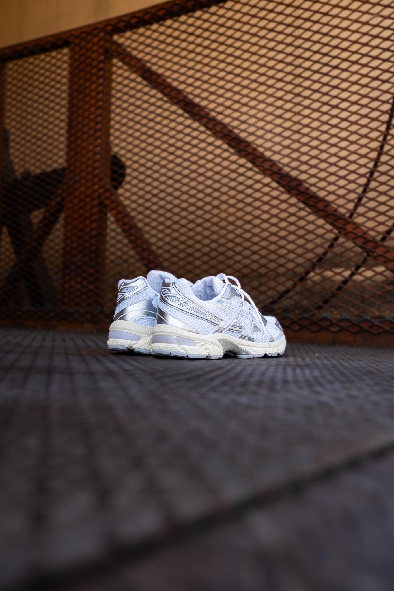 Mens Asics Gel-1130 (White/Blue Fade)