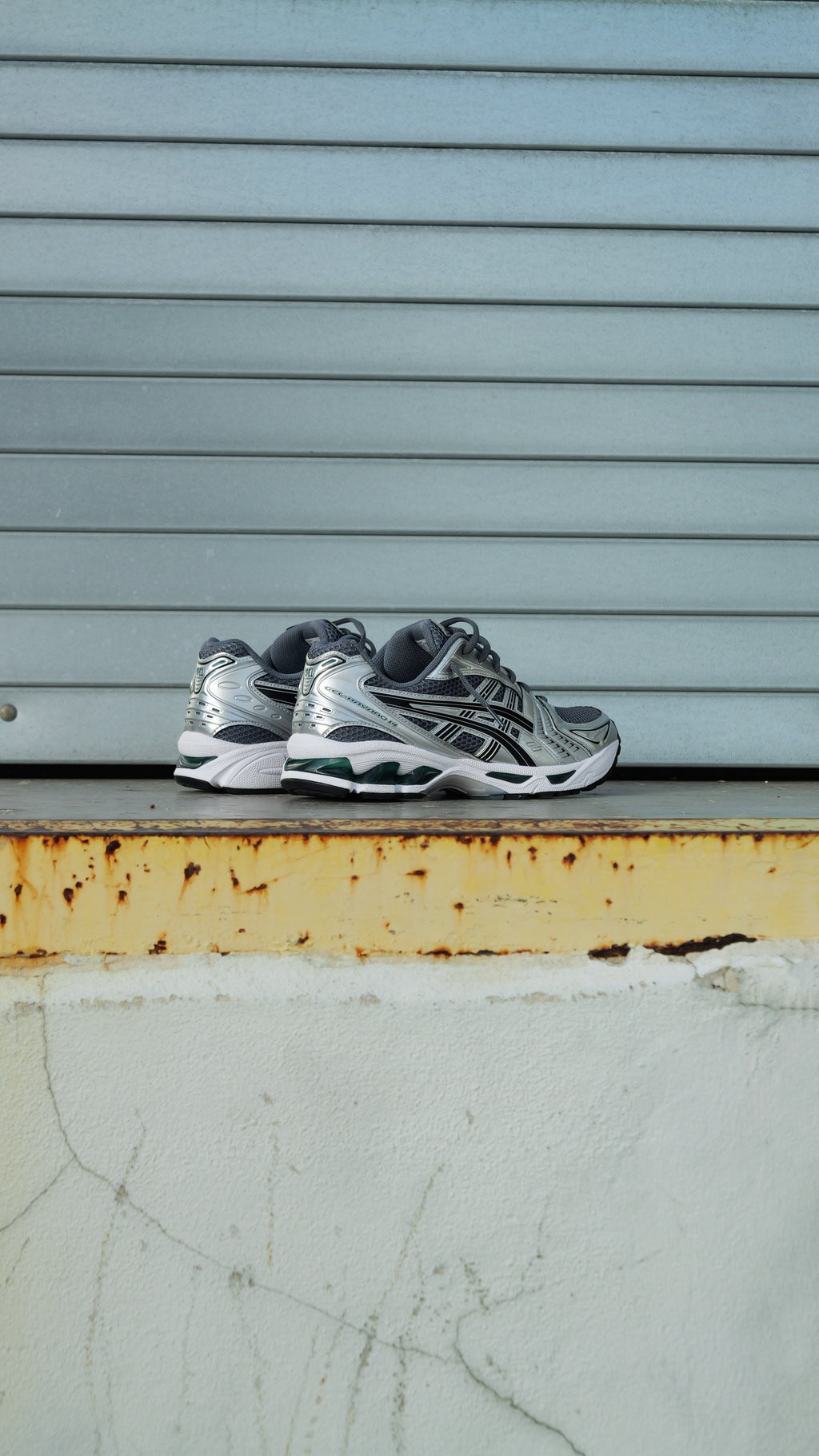 Mens Asics Gel-Kayano 14 (Metropolis/Jasper Green)