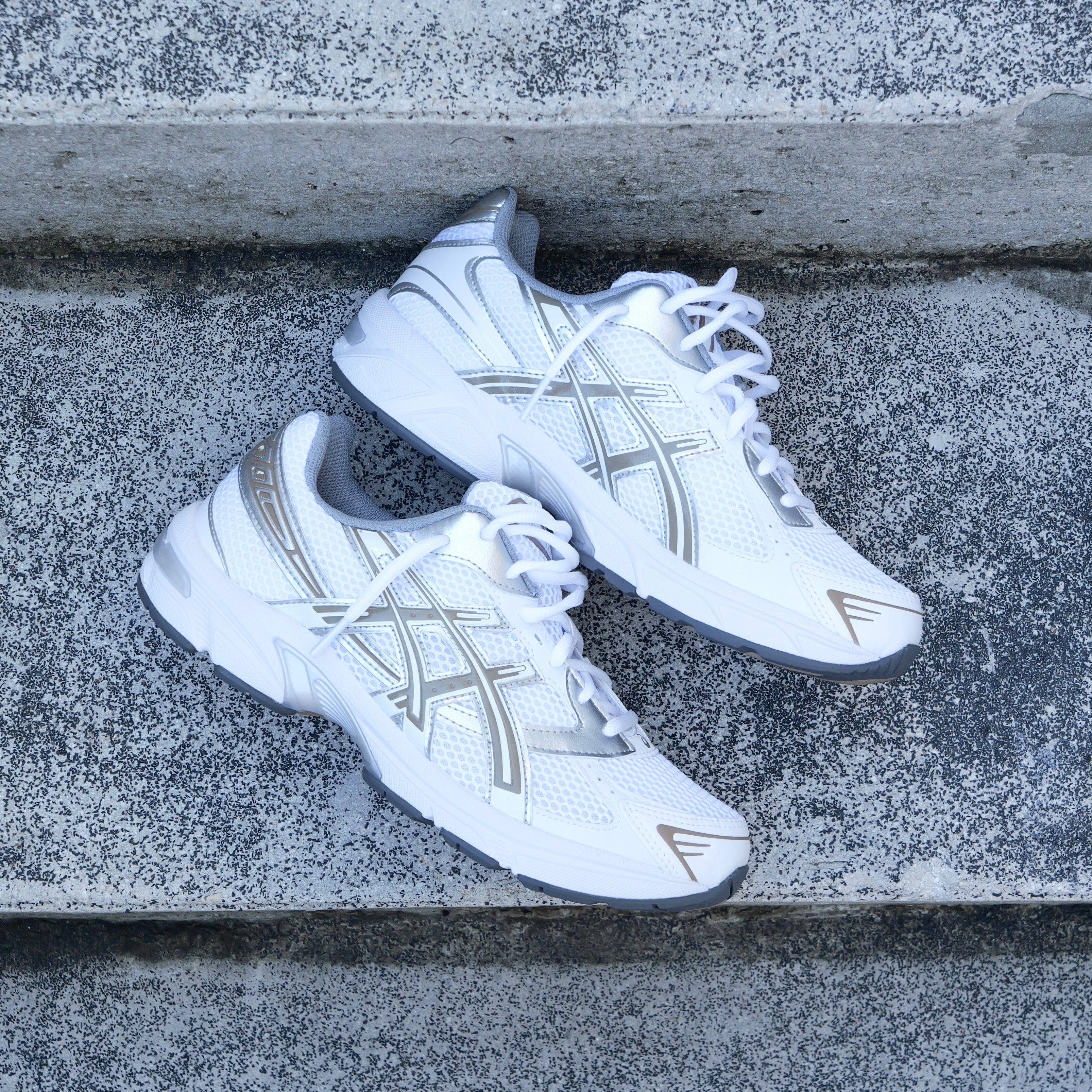 Mens Asics Gel-1130 (White/Pepper)