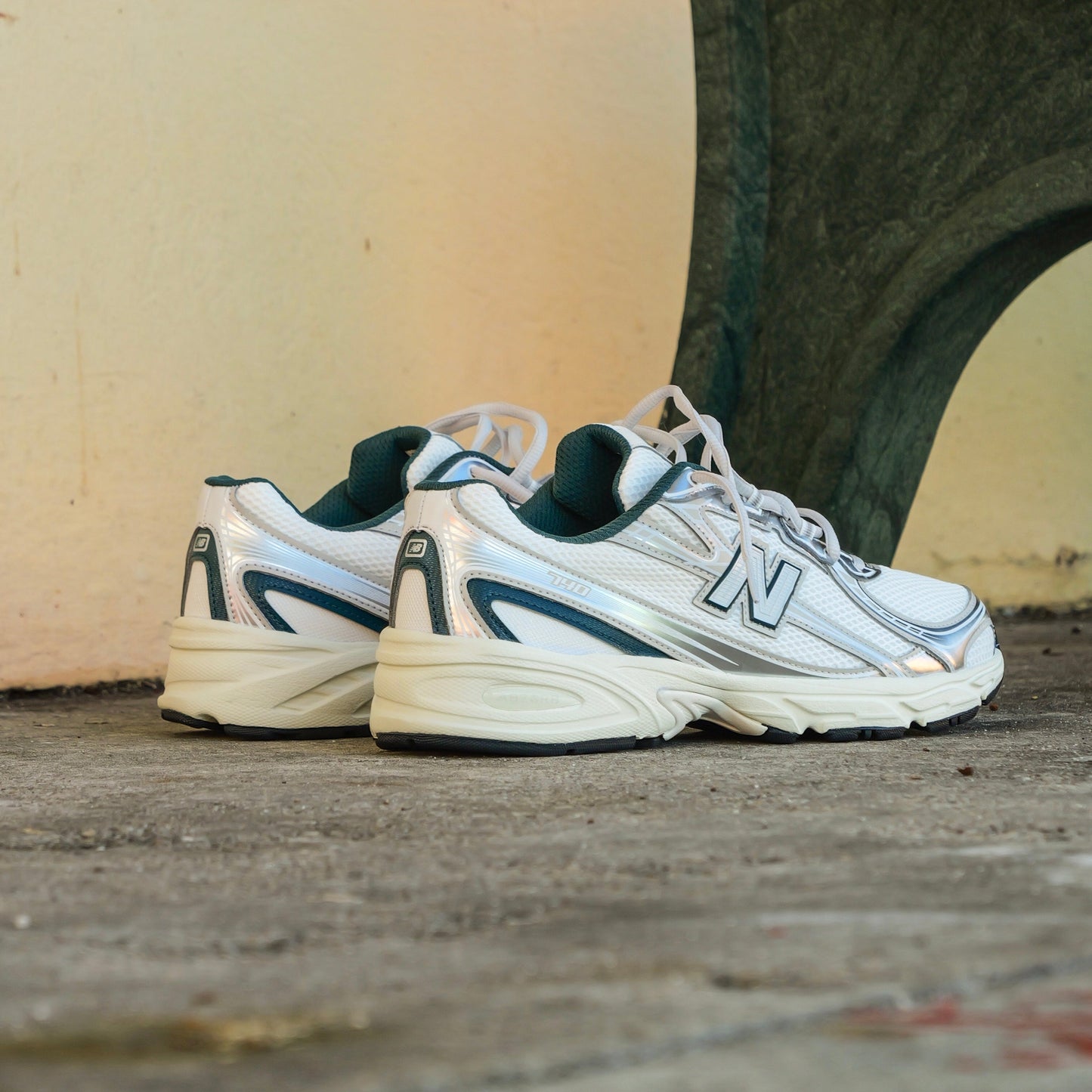 Mens New Balance 740 (Green/Beige) - U740EL