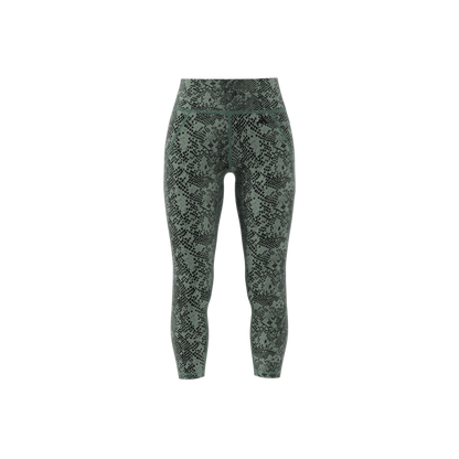 Women's Adidas Stash Pocket Training Animal Print 7/8 Leggings