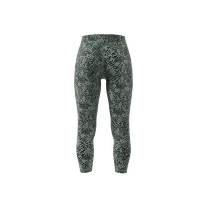 Women's Adidas Stash Pocket Training Animal Print 7/8 Leggings