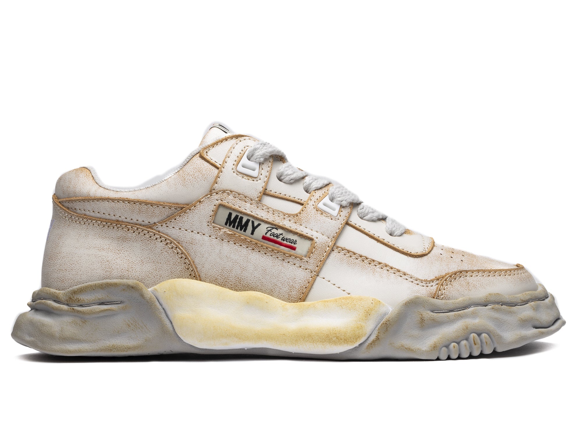 Maison Mihara Yasuhiro Leather Parker OG in White
