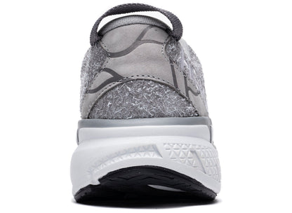 Unisex Hoka Elite Terrain System Clifton L Suede in Galactic Grey
