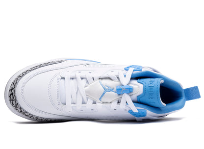 Jordan Spizike Low in White / University Blue