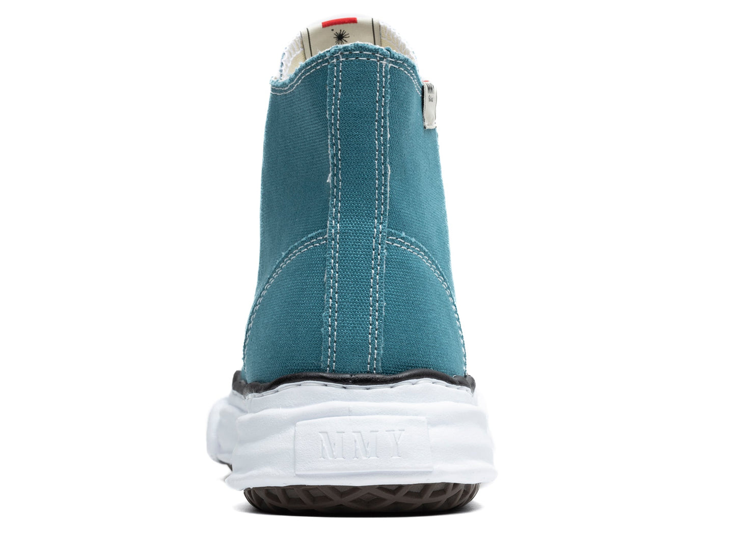 Maison Mihara Yasuhiro High Top Lace Up Sneaker in Blue