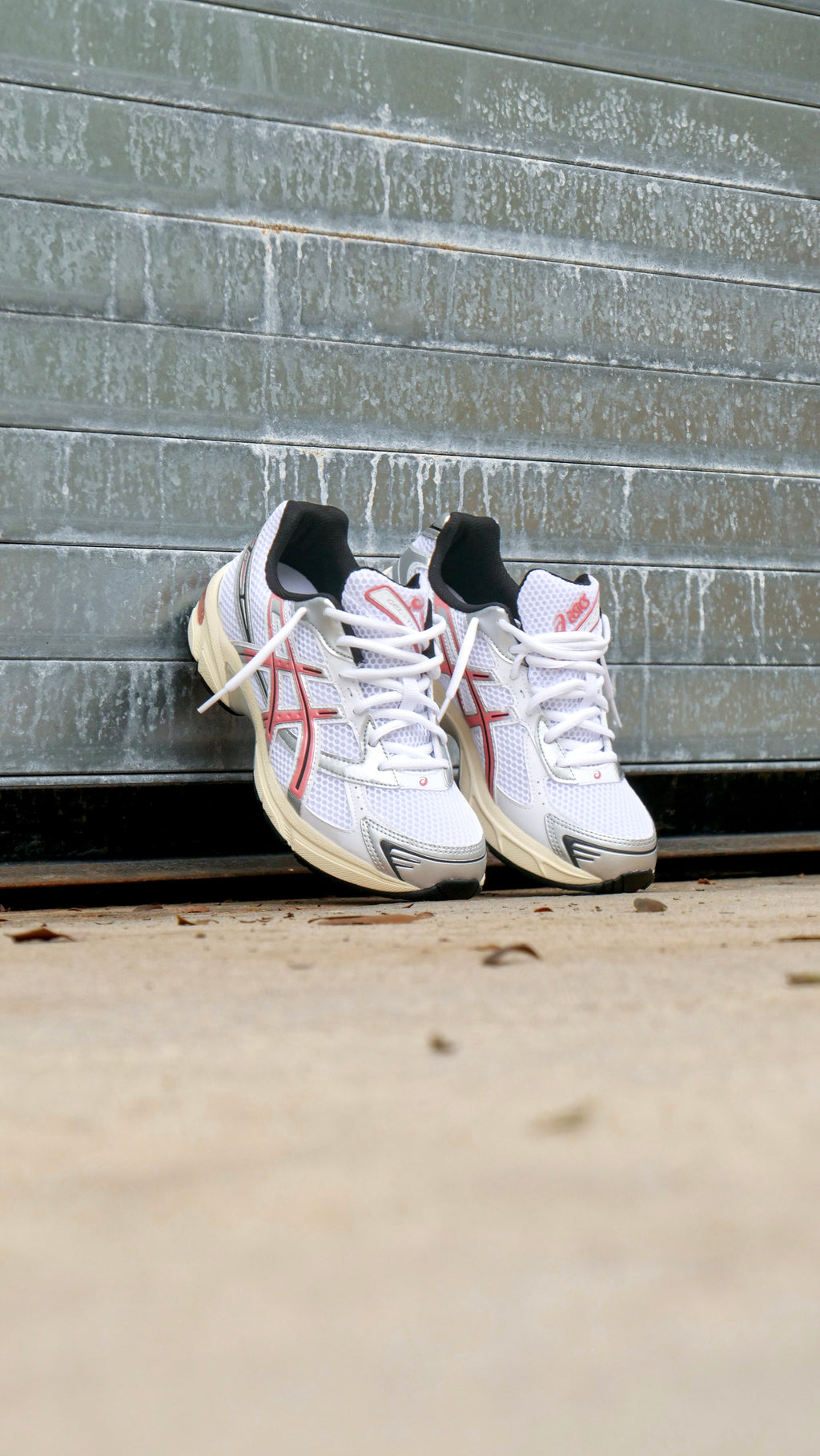 Mens Asics Gel-1130 (White/Desert Red)