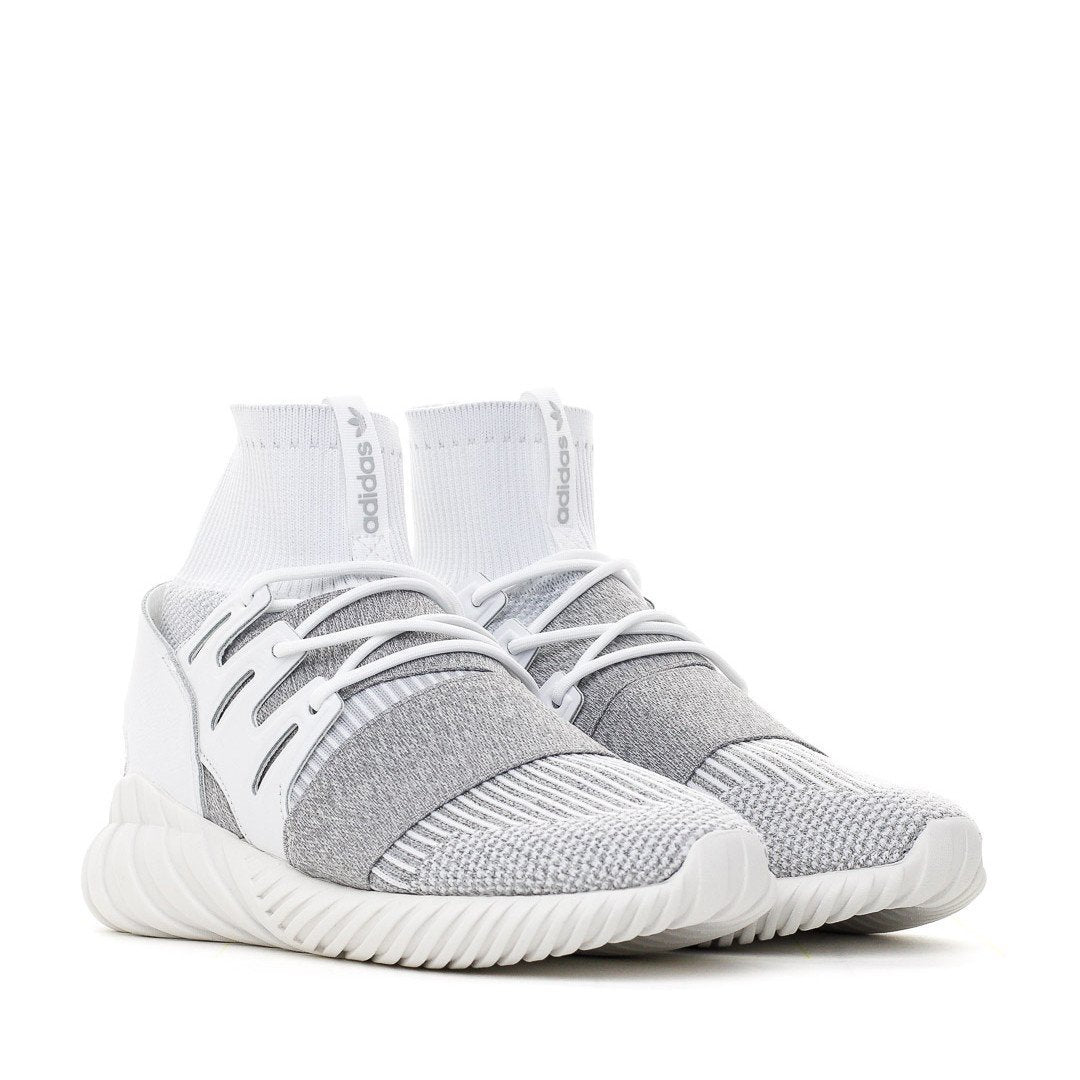 Adidas Originals Tubular Doom PK Primeknit White Grey BY3553