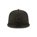 Chicago Cubs New Era Black on Black 9FIFTY Snapback
