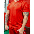 Men's The Closet Inc. Curved Hem T-Shirt - Red