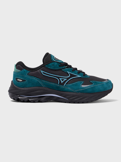 Mizuno Wave Rider Beta Sneakers | Black/Deep Teal