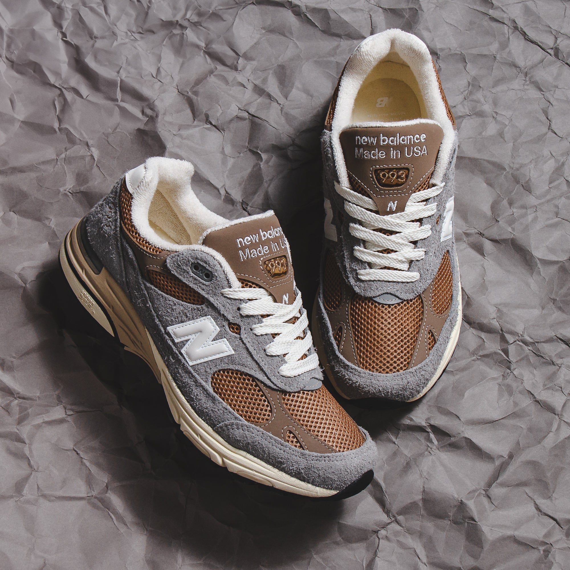 New Balance Unisex 993 Shadow Grey Made In USA Core U993GG