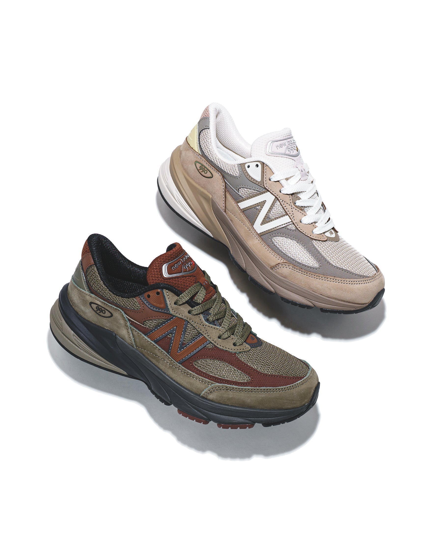 New Balance Unisex Made in USA 990v6 Driftwood Timberwolf U990SG6