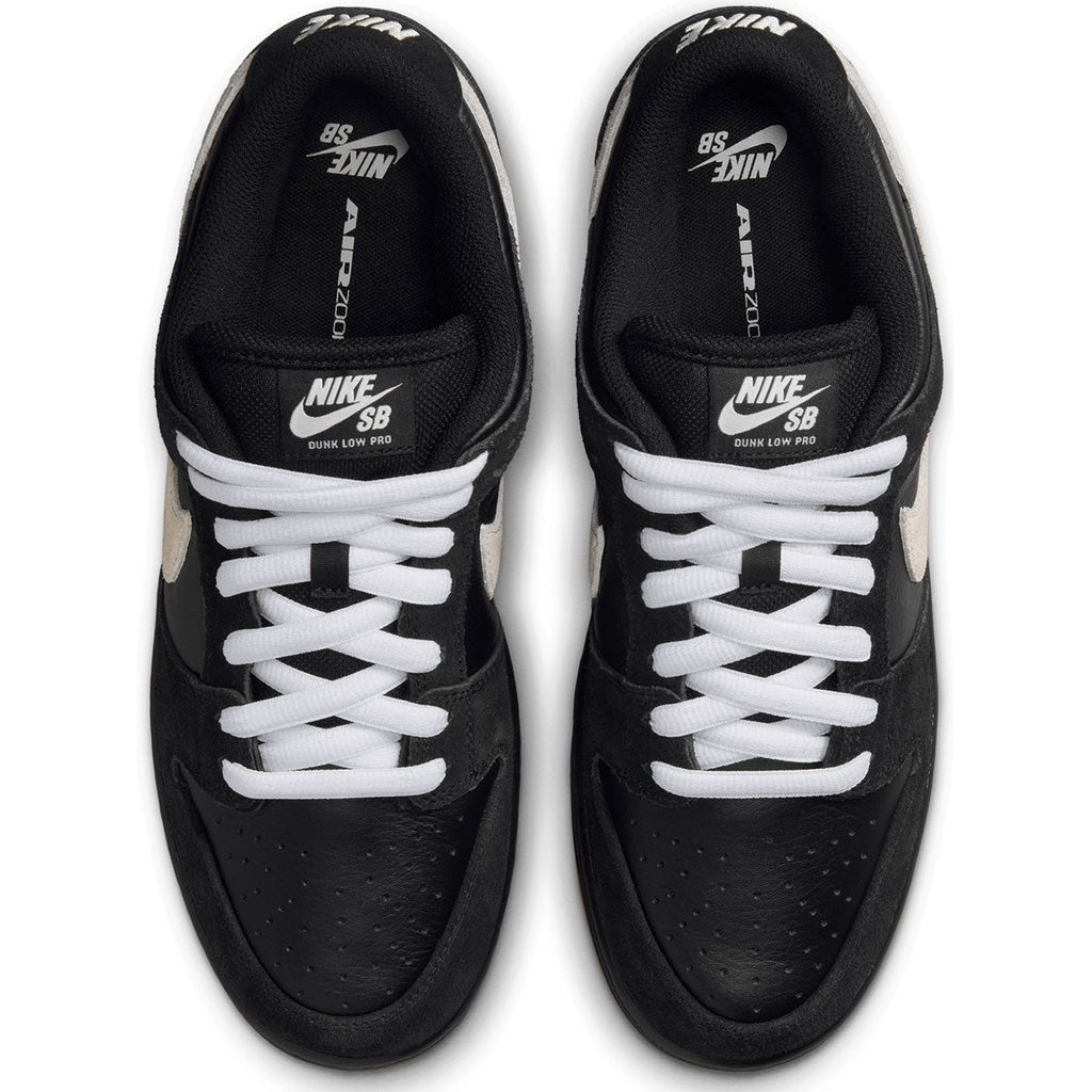 Nike SB Dunk Low Pro Shoes - Black/White/Black/Gum/Light Brown
