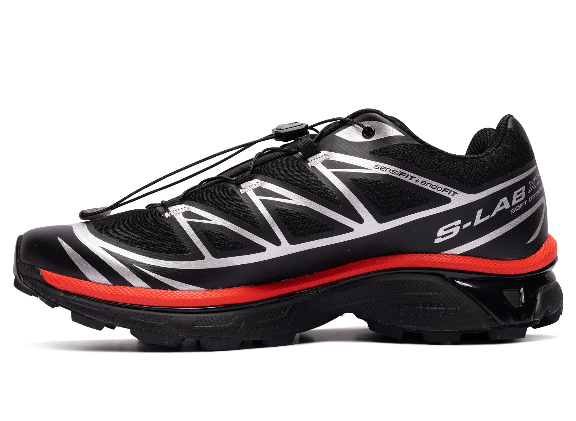 Salomon XT-6 in Black / Fiery Red