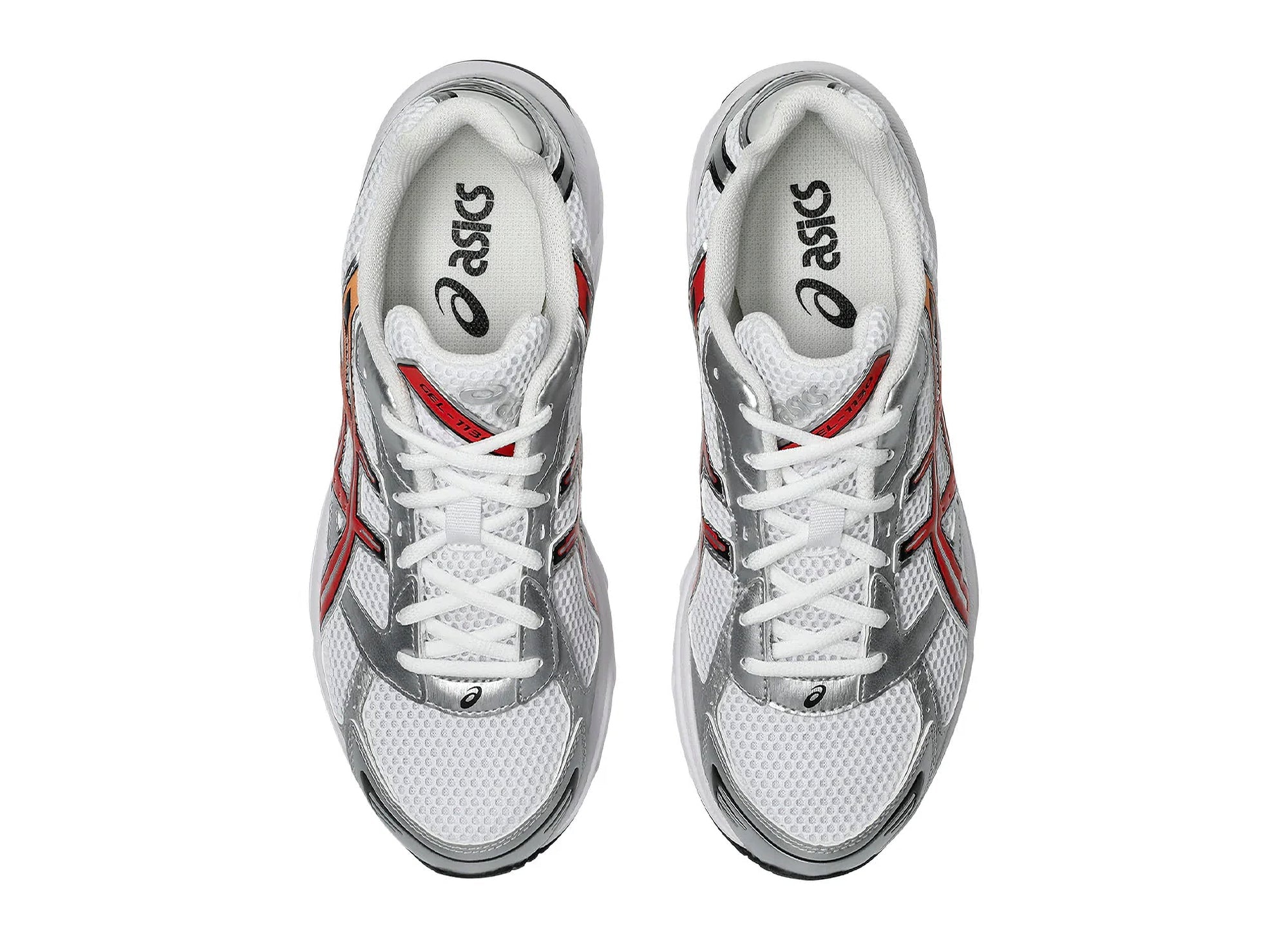 Asics Gel-1130 in White / Red Snapper
