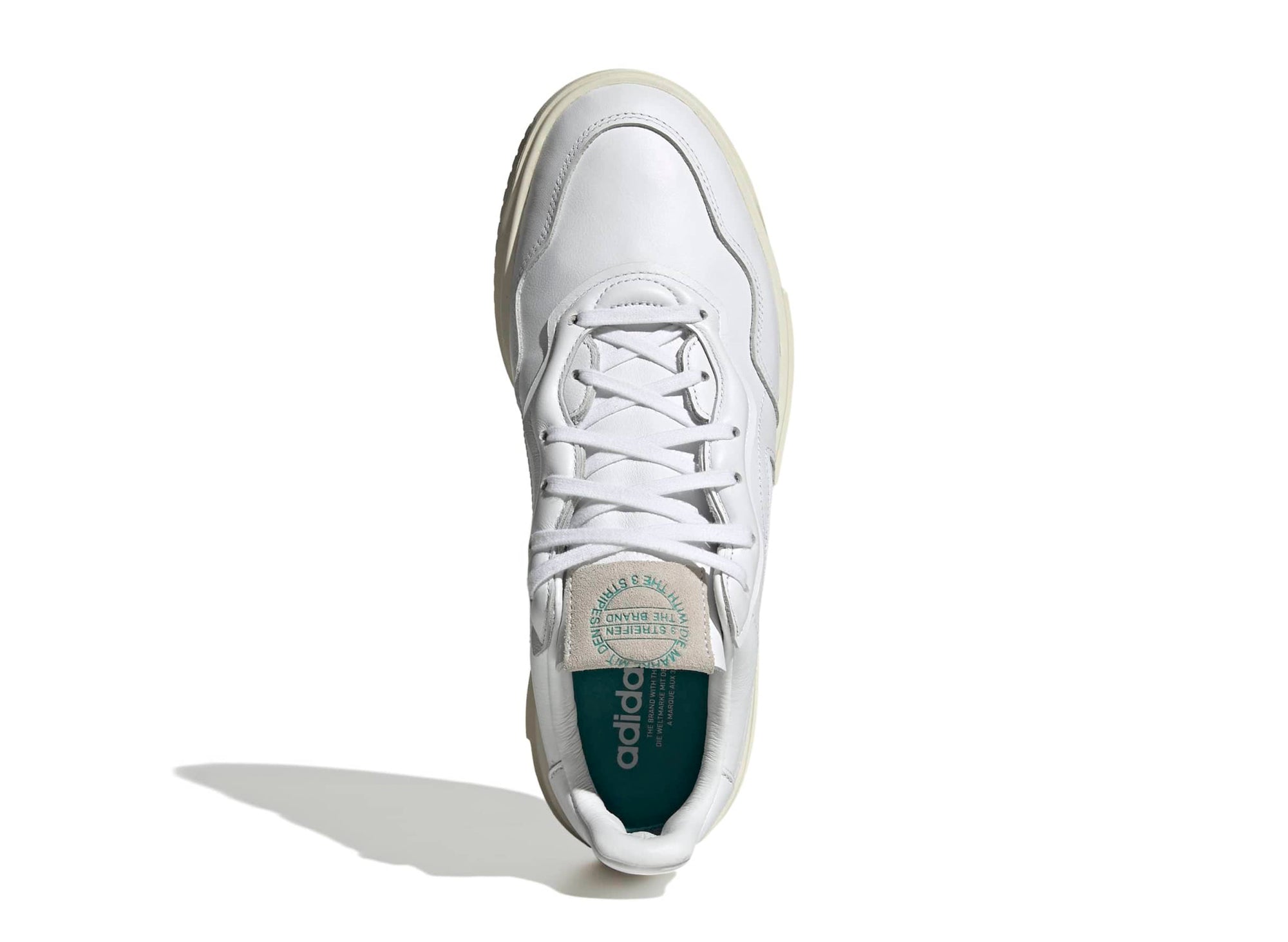 Adidas SC Premiere in Footwear White / Power Green