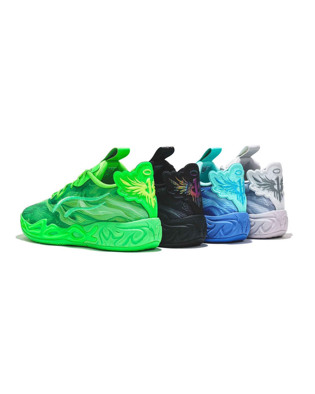 Puma Basketball Men LaMelo Ball MB.04 Lo Team Green Glare 312174-04