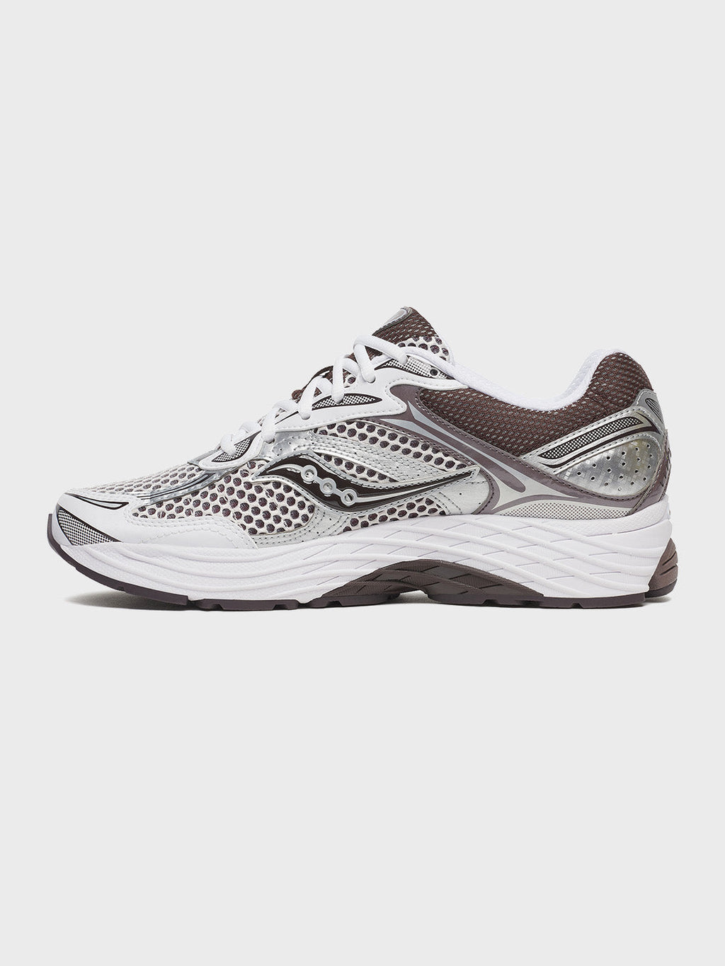 Saucony Progrid Omni 9 Sneakers | White/Brown